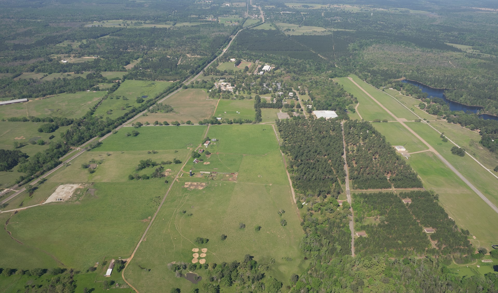 Aerial view of the Ambassador University campus in Big Sandy, Texas (4)