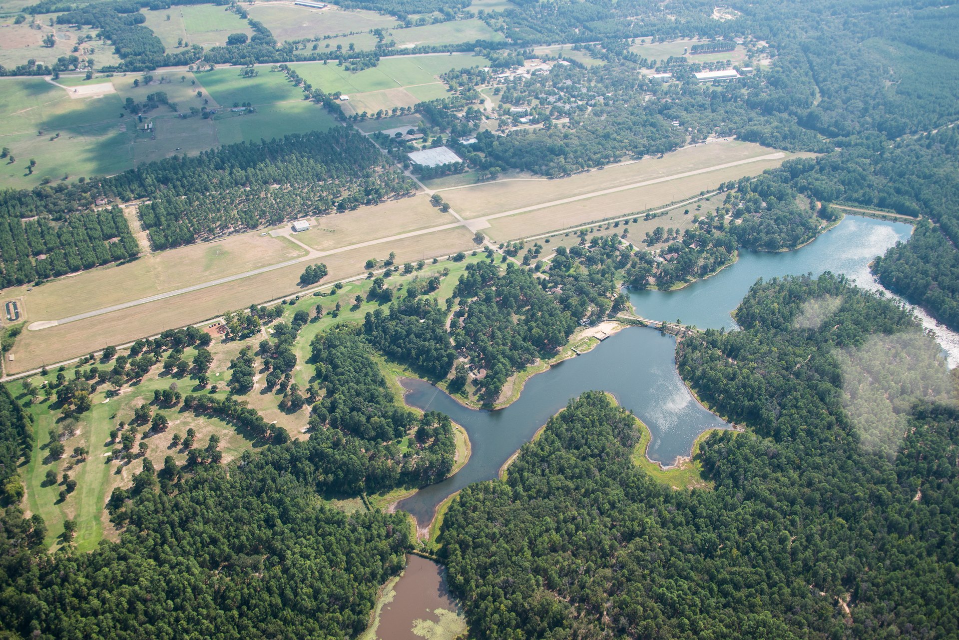 Aerial view of the Ambassador University campus in Big Sandy, Texas (6)